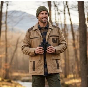 Bergen Campri Outdoor Hunting Fishing Jacket Coat By Campari International Lg